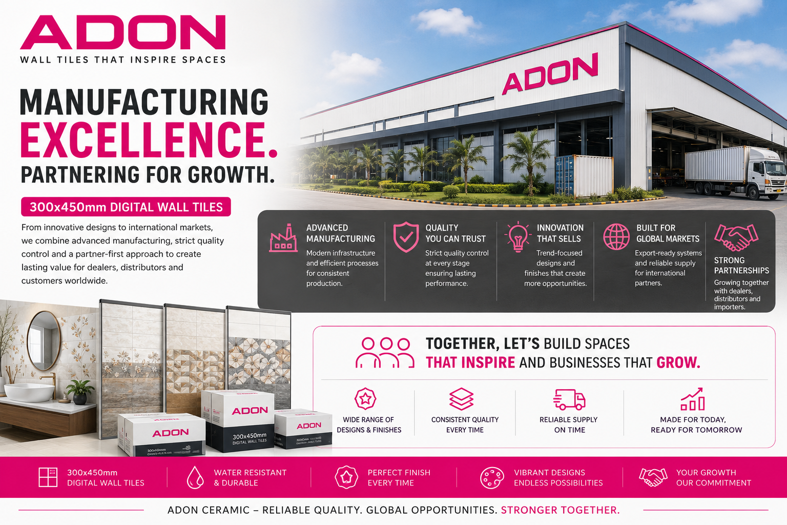 Every Strong Market Presence Begins with a Strong Factory Foundation.