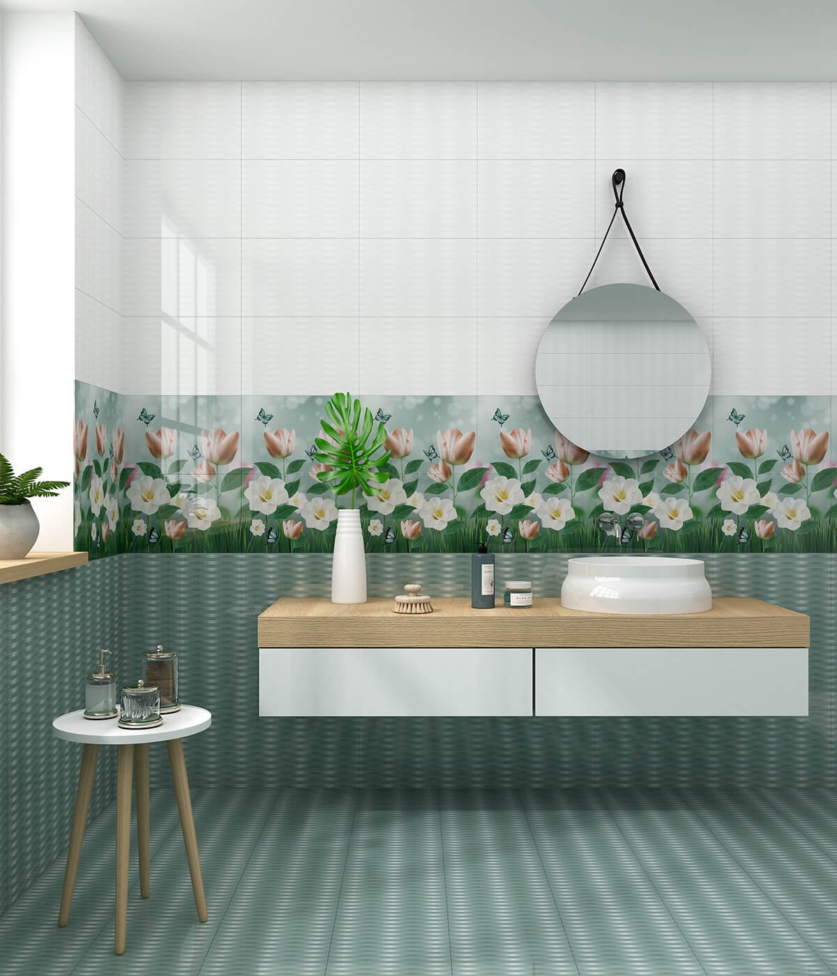 Flower Wall Tiles